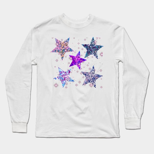 space star print Long Sleeve T-Shirt by StephanieAkerman